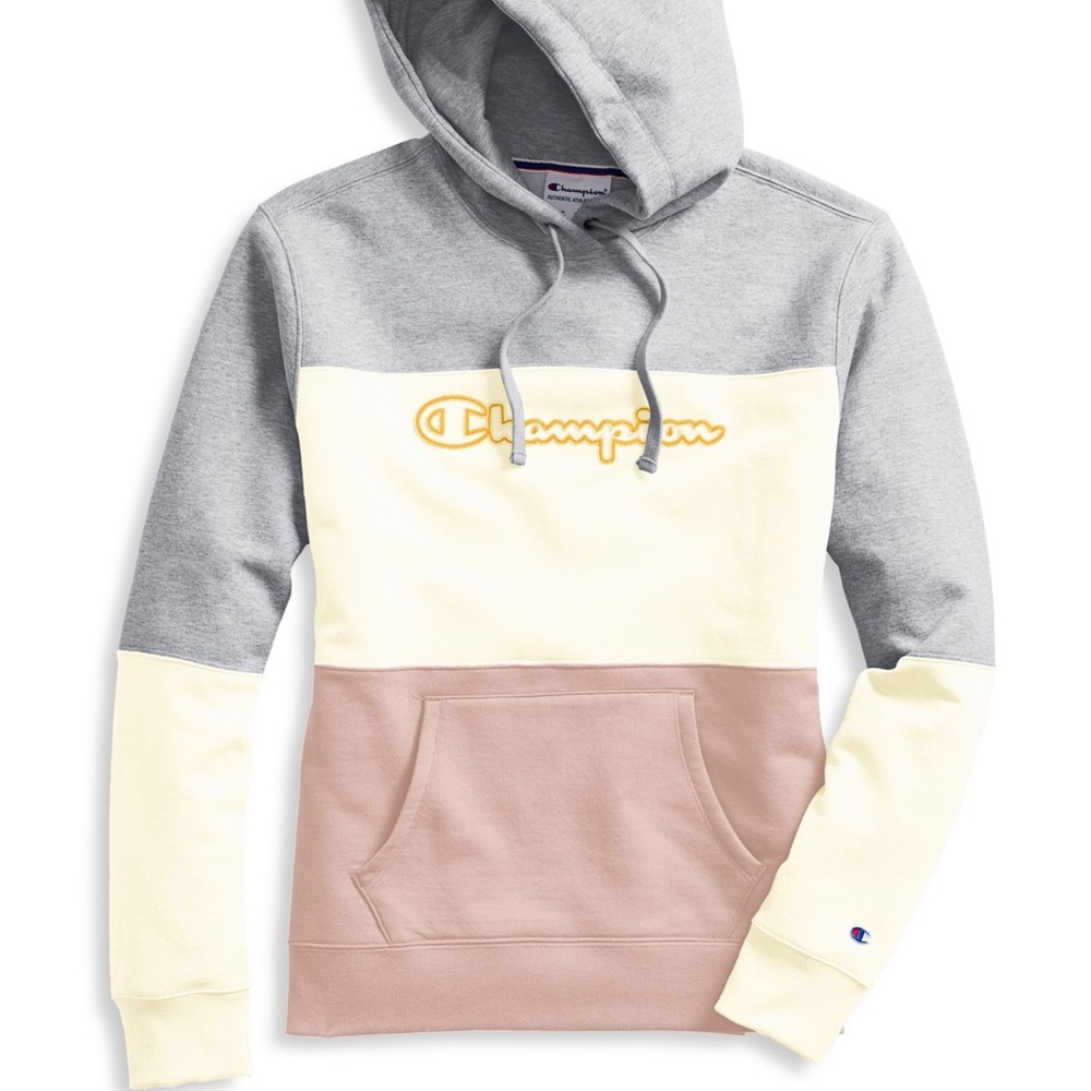NEW! Tri-Color Fleece Hoodie